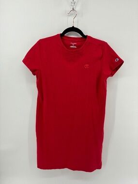 Champion Red T-Shirt Dress